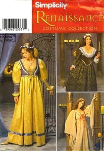 WOW! MISS MITTELALTER RENAISSANCE KLEID KOSTÜM SCHNITTMUSTER 10-14 Simplicity 8192 - Bild 1 von 8