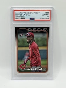2024 Topps ELLY DE LA CRUZ RC Variation #141 Rookie PSA 10 - Picture 1 of 2