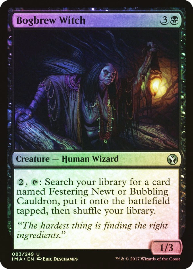 MTG FOIL Bogbrew Witch  - Iconic Masters #083 - Image 1 of 1