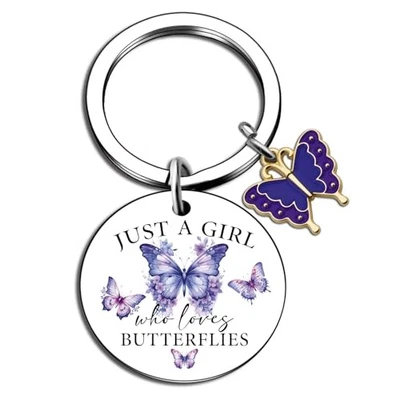 Regalos de mariposa para niña llavero mariposa amigos llaveros mariposas  Foto 1 de 4