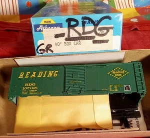 Reading Lines 40' Green Boxcar HO Athearn Kit Bev-bel ? Custom RDG 107128 RTB Sw - Picture 1 of 8