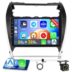 For Toyota Camry 2012-2014 Car Stereo Radio Android 13.0 GPS WiFi Bluetooth FM - Imagen 1 de 12