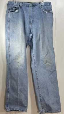 Red Head Jeans Mens Size 35X32 Med Wash Straight 5 Pocket Button Zipper - Image 1 of 4