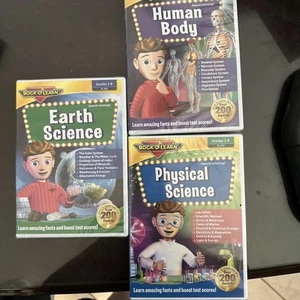 Rock N Learn: Earth, Life and Physical Science (3 DVD Lot) 3rd-8th Grade - Picture 1 of 4