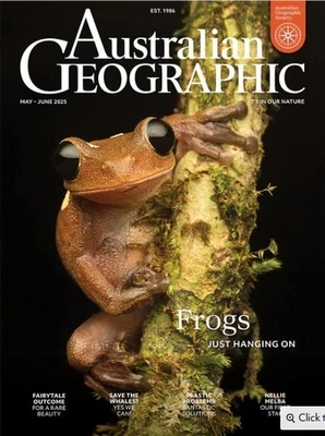 Australian Geographic Magazine Issue May-Jun 2025/ FROGS - Image 1 of 3