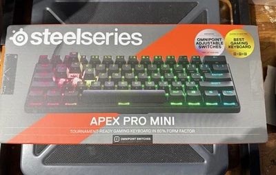 Teclado para juegos SteelSeries Apex Pro Mini HyperMagnetic - Actuación ajustable Foto 1 de 4