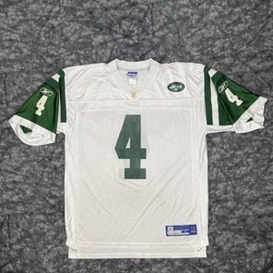 Reebok New York Jets Jersey Mens Size Large Brett Favre #4 On Field Stitched - Picture 1 of 13