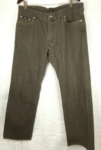 Hugo Boss Texas Jeans Herren 38x32 Mittelbraun Baumwolle Straight 16785 - Bild 1 von 14