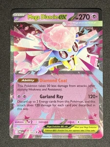 Tarjeta Pokémon Mega Diancie ex 041/094 Llamas Fantasmales Juego de cartas coleccionables - Imagen 1 de 1