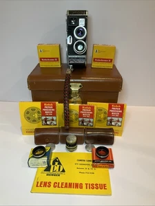 Amazing Paillard Bolex B8 8mm Vintage Film Movie Camera with Accessories Nice! - Picture 1 of 15