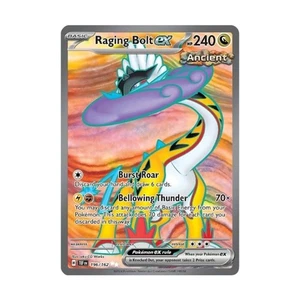 Pokemon SV05: Temporal Forces Raging Bolt ex - 196/162 (UR) #196/162 (Holo) NM - Picture 1 of 1