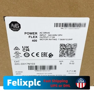 Allen-Bradley 22C-D017N103 POWERFLEX 400 22CD017N103 US Free Tax - Picture 1 of 4