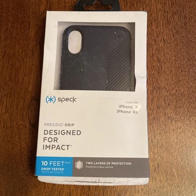 Funda Speck Presidio iPhone X/XS - Negra - Nueva Caja Abierta Foto 1 de 3