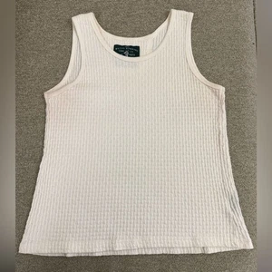 Royal Robbins Tanktop Creme Strukturiert Größe XL 100% Cotón - Bild 1 von 8