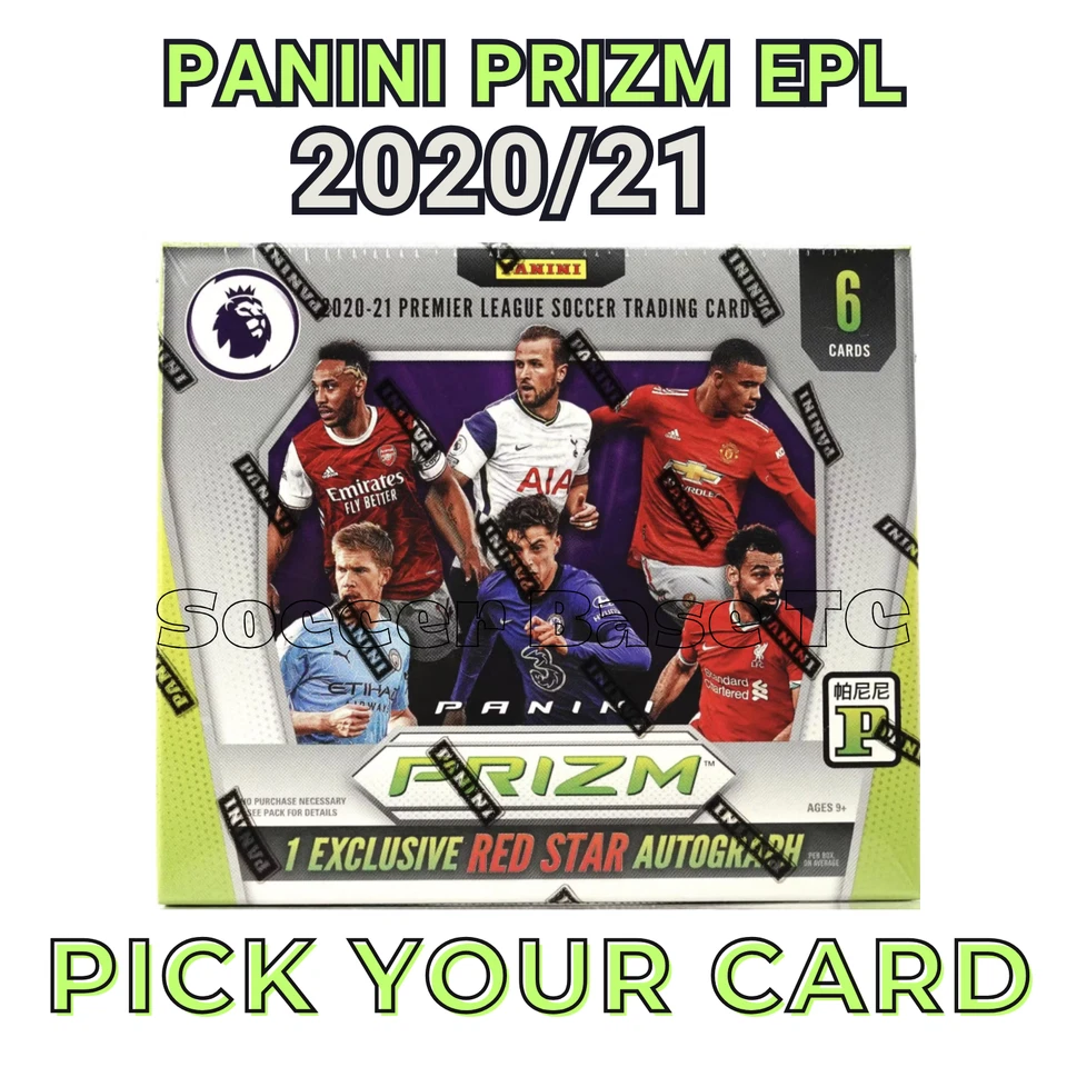 2020-21 Panini Prizm EPL Premier League Pick Your Player Card #1-300 BASE - Image 1 of 1