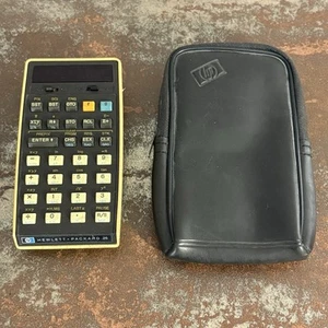 Vintage HP-25 Programmable Scientific Calculator with Case Works Great - Picture 1 of 13