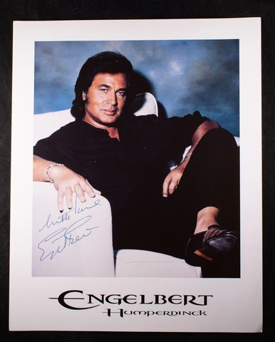 Engelbert Humperdinck 8x10 Autographed Photo British Singer Cover