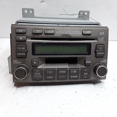 06 07 现代 Azera AM FM 6 光盘 CD 收音机接收器 带盒式磁带 96190-3L100A9 — 第 1/3 张图片