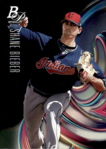 Bowman Platinum Top Prospects 2018 #TOP80 Shane Bieber - casi nuevo-como nuevo - Imagen 1 de 2
