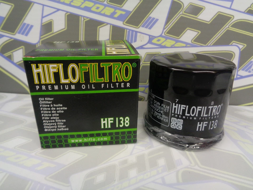Hiflo HF138 Motorcycle Oil filter Fits Suzuki SV 650 S 1999 -2009 2010 2011 2012