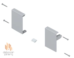 Blum Tandembox Antaro M Höhe Innenschublade Front Befestigungsset grau - Bild 1 von 2