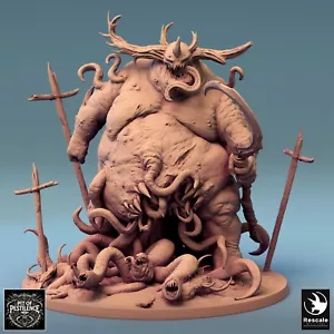 Greater Pestilence Demon miniature - DnD miniatures RPG dungeons and dragons D&D - Picture 1 of 6