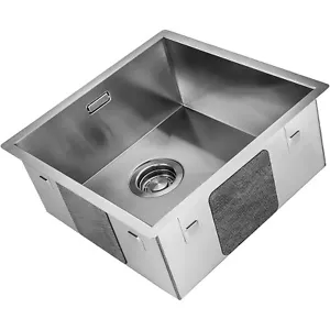 Kitchen Sink Mizzo Quadro 40-40 | Single Bowl Stainless Steel with Satin Finish - Picture 1 of 6