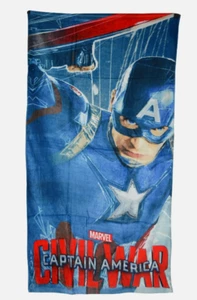MARVEL CAPITÁN AMERICA SUAVE TERCIOPELO PLAYA/TOALLA DE BAÑO 70X140cm - Imagen 1 de 2