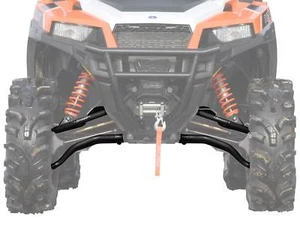 SuperATV Polaris General 1000 High Clearance 1.5" Offset A-Arms (2016) - Black - Picture 1 of 8