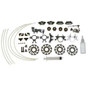 4 Wheel Hydraulic Disc Brake System Kit for 1/5 RV ROFUN RF5 F5 MCD XS5 RR5 - Picture 1 of 6