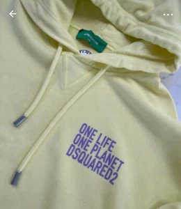 DSquared2 Hoody - "One Life One Planet" Brand New - Picture 1 of 5