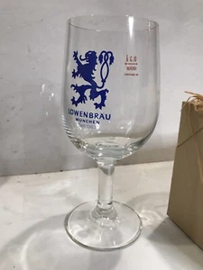 Vintage Deutsches Bierglas Lowenbrau (Originals International) New Old Stock - Bild 1 von 10