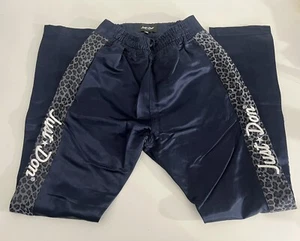 Pantalones Just Don Tearaway Azul Marino Leopardo Lujo Talla XS - Imagen 1 de 5