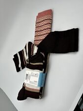 Hue Women's Super Soft Cozy Knit Tall Boot Stretch Knee High Socks, 3 Pack BNWT