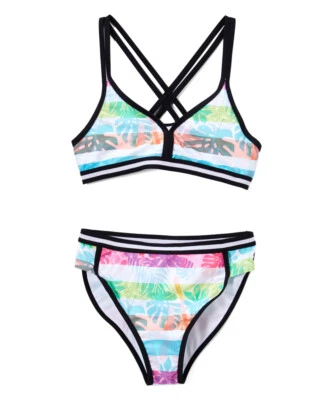 Traje de baño bikini de dos piezas Jantzen para niñas grandes, talla 7-14 Foto 1 de 4