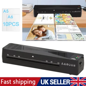 4 IN 1 A4 Hot Laminator Machine w/ 10 Pouches (5*A5+5*A6) For Home Office NEW - Picture 1 of 9