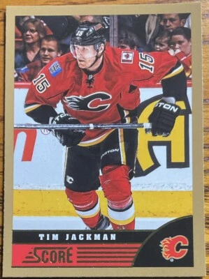 2013-14 Score Gold Tim Jackman #73 Calgary Flames - Image 1 of 2