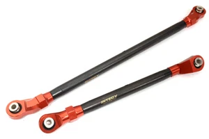 Red Alloy Steering & Panhard Linkages for Axial SCX6 Crawler 254000 254001 - Picture 1 of 1