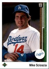 1989 Upper Deck Mike Scioscia ` Los Angeles Dodgers #116