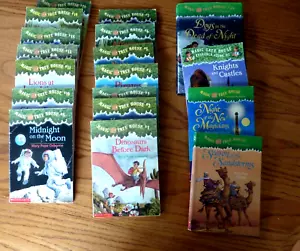 Menge 18 Magic Tree House Bücher Mary Pope Osborne Forschungsführer & 3 Merlin Mis - Bild 1 von 5