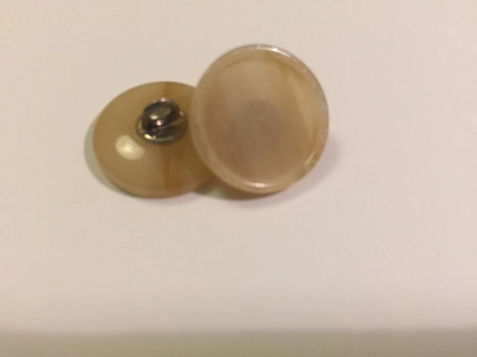 12pcs/ 1doz- 28L/ 18mm Corozo shank button/ color natural/ ivory for clothing - Image 1 of 1