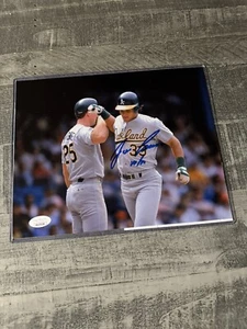 Jose Canseco Signed Auto Autographed 8x10 Photo 40/40 Athletics JSA COA YANKEES - Picture 1 of 4
