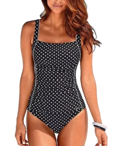 LASCANA Polka Dot Swimsuit - Size 12D - BNWT - RRP £70 - Picture 1 of 2