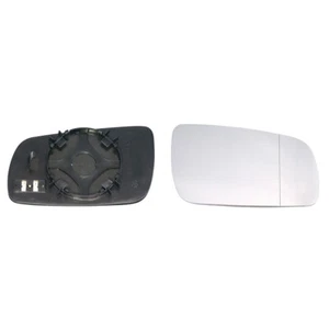 SEAT ALHAMBRA 2000->2008 TÜRSPIEGEL GLAS SILBER ASPHÄRISCH, BEHEIZT & BASIS, RECHTS - Bild 1 von 4