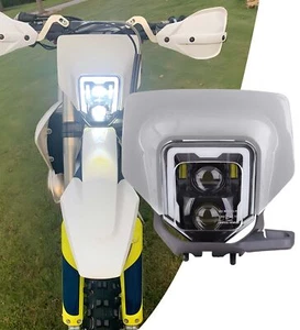 White LED Headlight Kit for Husqvarna TE FE FC TX 125 250 300 350 450 501 701 - Picture 1 of 12