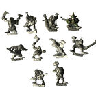 10 x Warhammer Fantasy Battle Heavily Armoured Goblins metal OOP Citadel 1985