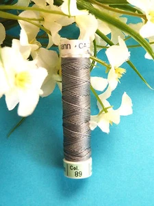 347B / Beautiful Coil Pure Wire Silk Drawstring Grey N° 89 - Picture 1 of 1