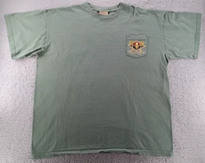 The Mountain T-Shirt Mens Plus 3XL Green Ft. Myers Florida Pocket Palm Tree Sun - Picture 1 of 11