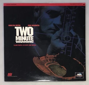 TWO MINUTE WARNING Laserdisc LD BRAND NEW SEALED 1976 L.A. FILM CHARLTON HESTON - Picture 1 of 2