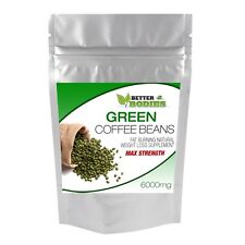 GREEN COFFEE BEAN EXTRACT MAX STRENGTH 6000mg WEIGHT LOSS SLIMMING FAT BURN PILL